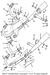 XJ1100 Выхлопная система