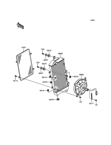 VN900 Радиатор