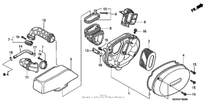VT750DC Воздушный фильтр