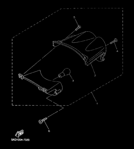 YN50 Taillight unit ass`y
