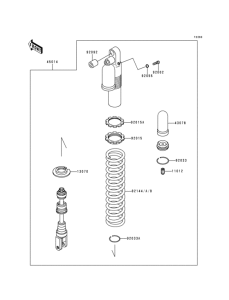 KLX300R Амортизатор