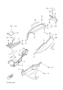 VP300 Боковые обтекатели