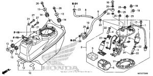 ST1300 (ABS) Топливный насос