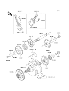 VN1500 Коленвал