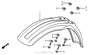 CR480 Переднее крыло