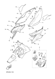YQ50 Боковые обтекатели