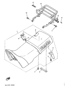 XT600Z Seat. carrier