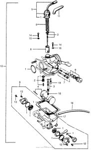 CT90 Карбюратор