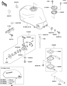 ZR750 Fuel tank(1 / 2)