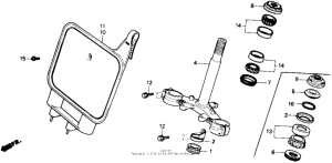 CR80R Траверса нижняя