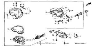 VTX1300S Спидометр