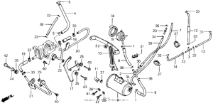 VFR750R Канистра осушителя