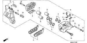 ST1100 (ABS/ TCS) Задний суппорт