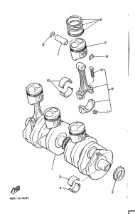 XJ600 Ciguenal. pisttn