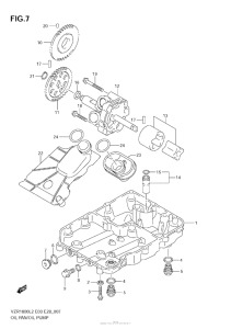 VZR1800 Картер масляный / масляная помпа