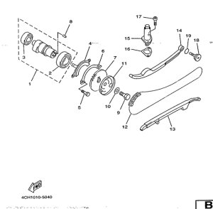 YP250 Camshaft. chain