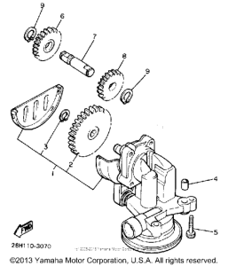 XVZ13DAC Масляный насос