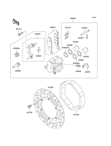  Передний тормоз
