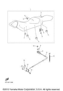 FZS6XCL Сиденье