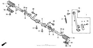 ZB50 Подножки