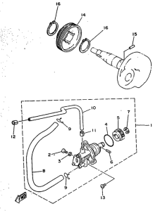 YN50R Масляный насос