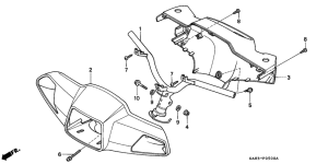 SK50M Steering handle /  handle cover