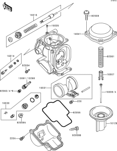 ZX400 Карбюратор в разборе