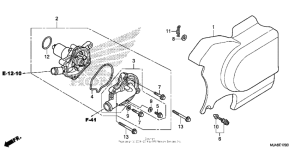 VT750C2B Водяной насос