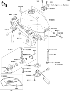 ZR1200 Fuel tank(1 / 2)
