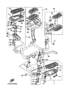 XV1700ATS XV17ATMW Support & repose pied