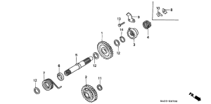 CR125R Кик стартер