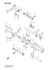 RM-Z250 Переключение передач