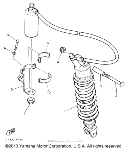 FZR1000D Амортизаторы задние