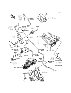 ZX1400 Испарительная система топлива