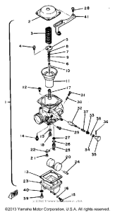SR250TH Карбюратор