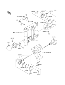 VN1600 Поворотники