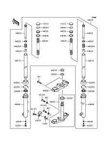  Передняя вилка
