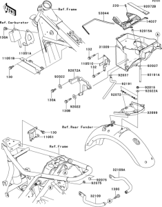 EJ650 Рама ,крепежные детали
