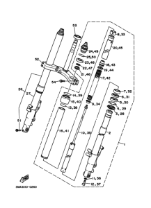 TZR250 ﾌﾛﾝﾄﾌｵｰｸ