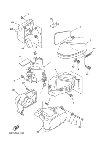 XVS650A Боковые обтекатели