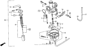 XR100 Карбюратор