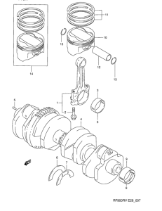 RF900 Вал коленчатый