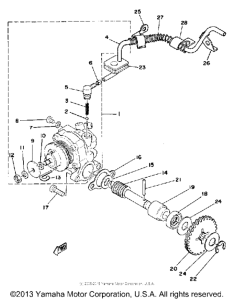 MX80G Масляный насос