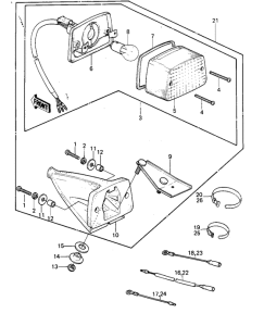  Taillight unit ass`y