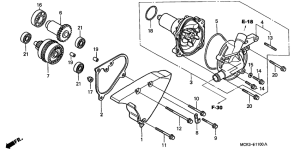 VT1100C2 Водяная помпа
