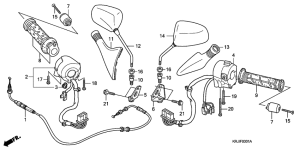 FES125 Switch / cable / mirror