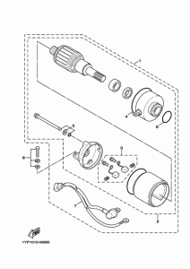 XC125SR スターテイングモータ