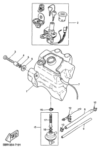 YQ50 Топливный бак