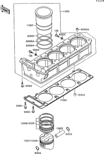 ZG1000 Цилиндр и поршни