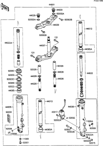 ZX600 Передняя вилка